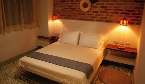 Habitación doble superior, patio