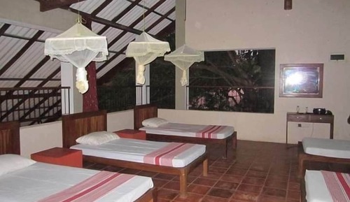 Dormitorio compartido, vistas al jardín