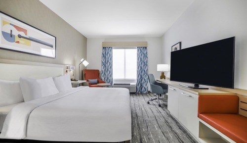 Habitación, 1 cama de matrimonio grande, bañera accesible