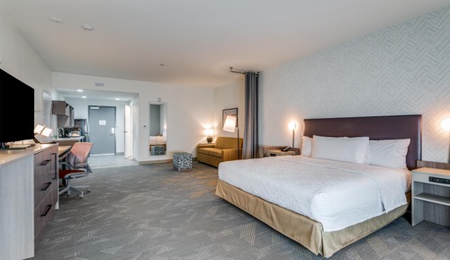 Suite estudio, 1 cama de matrimonio grande, accesible para personas con discapacidad, bañera