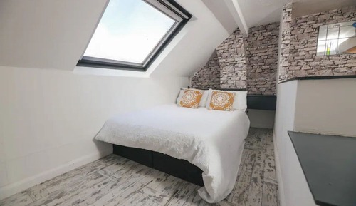 Habitación básica doble, patio