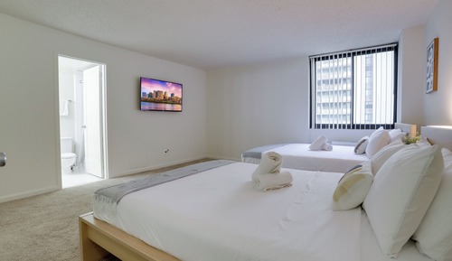 Apartamento Confort, 1 habitación, balcón, vistas a la ciudad