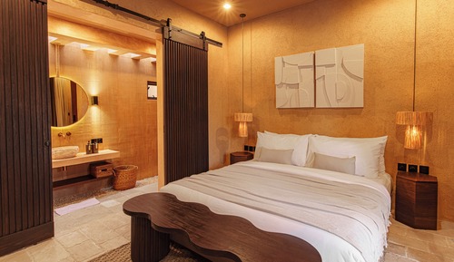 Villa de lujo, patio, vistas a la piscina