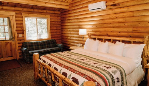 Cabaña Premium, varias camas, Se admiten mascotas, vistas al jardín