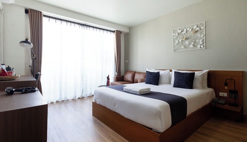 Suite estudio junior, 1 cama de matrimonio