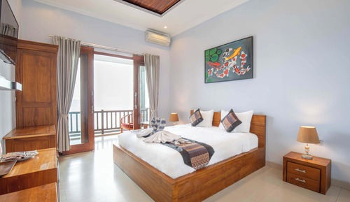 Habitación Deluxe doble, balcón, vistas al mar