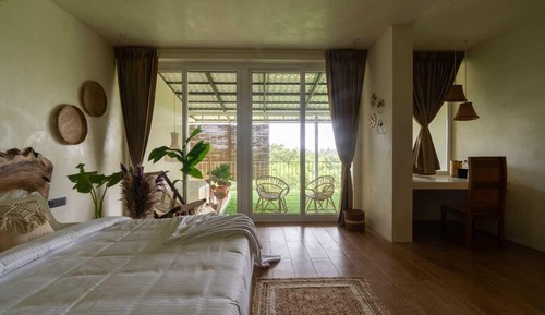 Habitación Club, patio, vistas al jardín