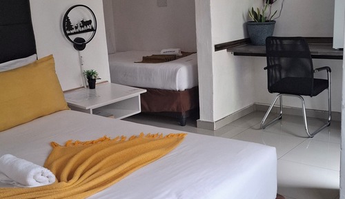 Habitación Deluxe con 1 cama doble o 2 individuales, patio, vistas al jardín