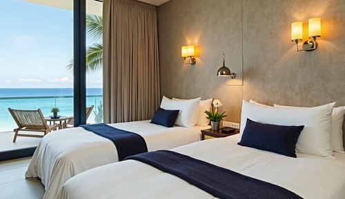 Habitación clásica doble, vistas al mar