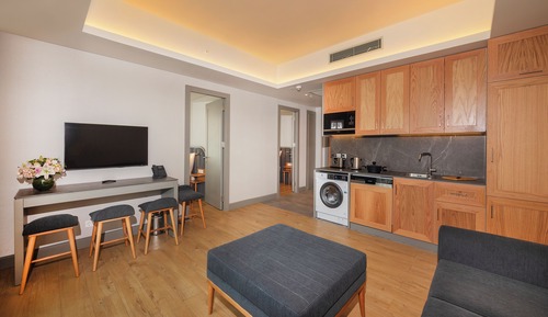 Apartamento Deluxe, 2 habitaciones, terraza, vistas a la ciudad