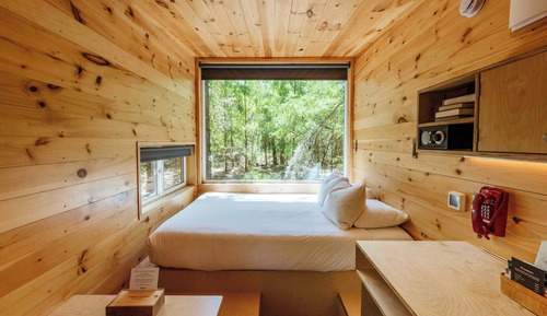 Cabaña estándar, 1 cama de matrimonio, no fumadores