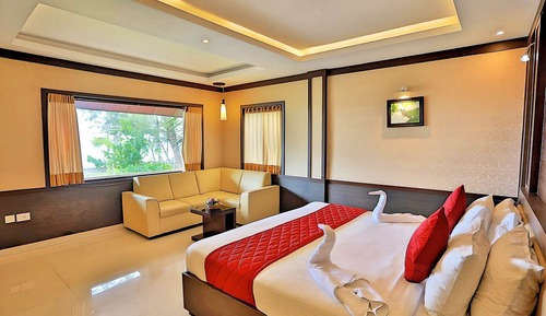 Habitación de lujo doble, 1 habitación, balcón, vistas al mar