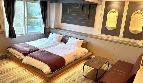 Habitación Deluxe con 2 camas individuales, vistas a la ciudad