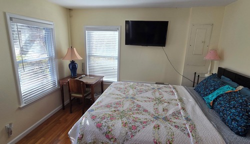 Habitación individual Confort, 1 cama de matrimonio, frigorífico, vistas al jardín