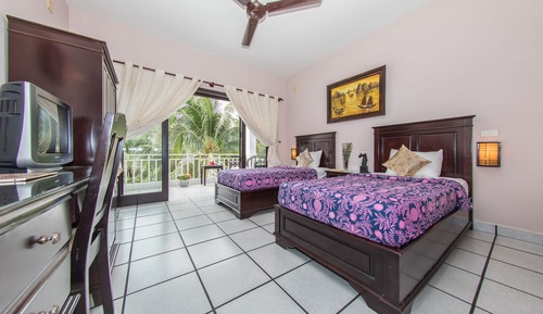 Habitación superior con 2 camas individuales, vistas al jardín (Garden View Superior Twin)