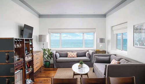 Suite, 1 cama de matrimonio grande con sofá cama (One Bedroom Oceanfront)