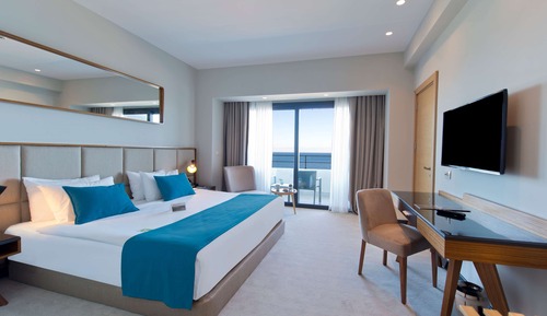 Habitación Deluxe, 1 cama de matrimonio grande, no fumadores, vistas al mar