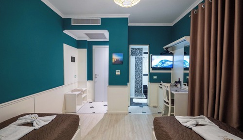 Habitación con 1 cama doble o 2 individuales