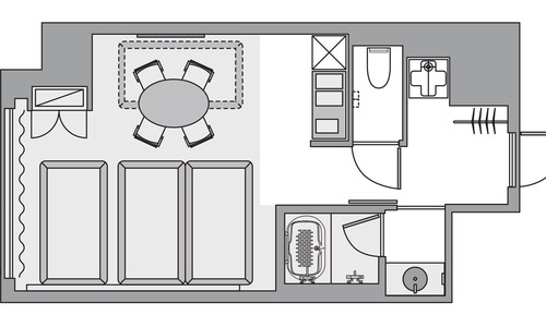 Habitación Deluxe, no fumadores, vistas a la ciudad (Family Modern Japanese style)