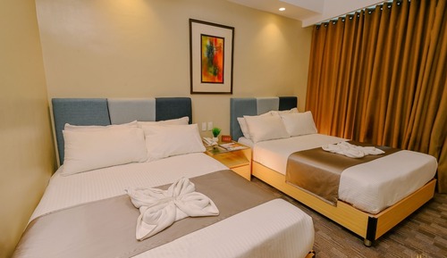 Habitación Deluxe con 2 camas individuales, 2 camas dobles