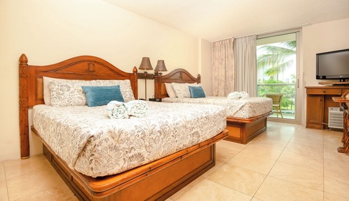 Estudio estándar, 2 camas de matrimonio, vistas a la ciudad