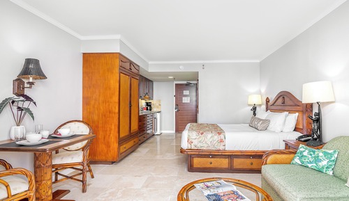 Estudio estándar, 1 cama de matrimonio con sofá cama, vistas al parque