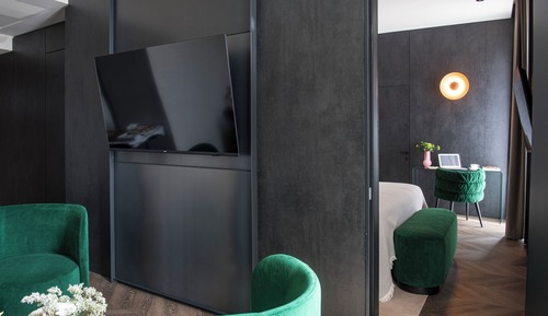 Suite, patio, vistas al mar