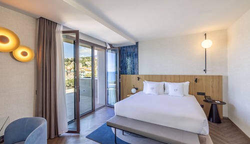 Suite, balcón, vistas al mar