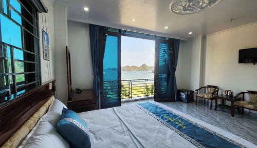 Habitación Deluxe doble, balcón, vistas a la playa