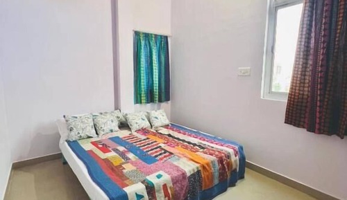 Habitación económica doble de uso individual, balcón, vistas al jardín
