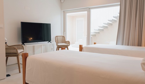 Habitación clásica con 2 camas individuales, patio