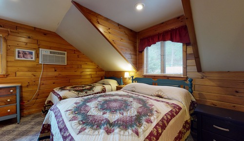 Cabaña familiar, 3 habitaciones, no fumadores, vistas al lago