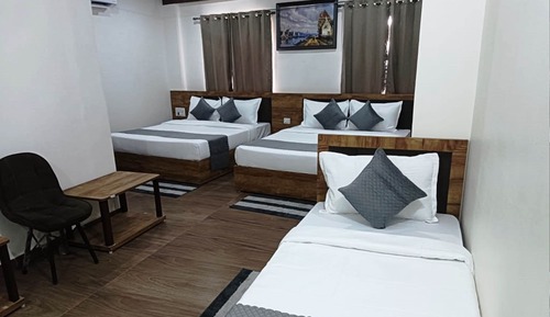Habitación familiar, varias camas
