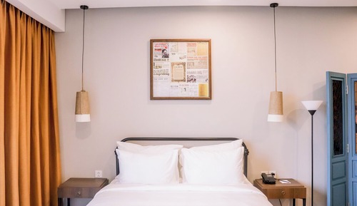 Habitación de lujo, balcón, vistas a la ciudad