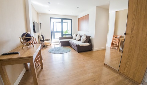 Apartamento ejecutivo, baño privado, vistas a la ciudad (Superior Balcony)