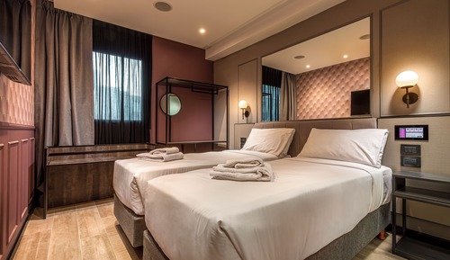 Habitación con 2 camas individuales