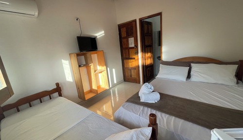 Habitación triple Deluxe, vistas al mar