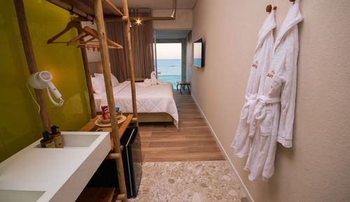 Habitación Deluxe doble, balcón, vistas al mar