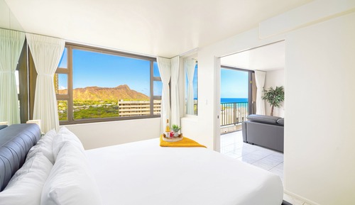 Suite romántica, 1 habitación, balcón, vistas al mar (0108)