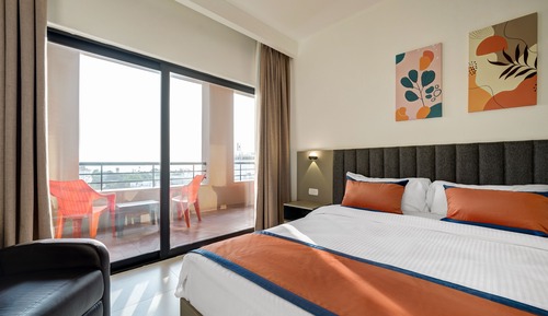 Suite familiar, vistas a la ciudad