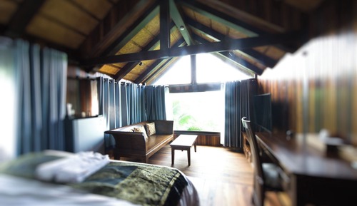 Habitación Deluxe, bañera de hidromasaje, vistas al mar