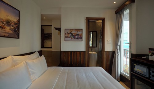 Habitación Deluxe doble, balcón, vistas a la ciudad