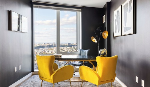 Ático presidencial, balcón, vistas a la ciudad