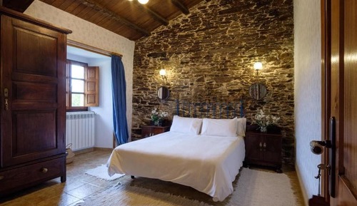 Casa de campo tradicional, vistas al jardín