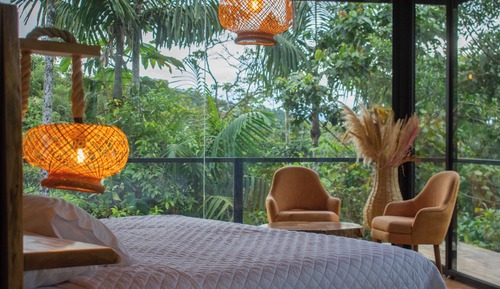 Habitación de lujo, balcón, vistas al jardín