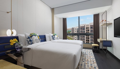 Habitación estándar, 2 camas individuales, vistas al jardín