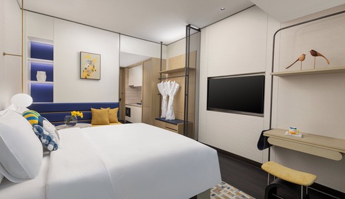 Habitación estándar, 1 cama de matrimonio grande, vistas al jardín
