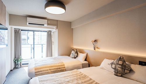 Habitación cuádruple estándar, 2 camas de matrimonio, no fumadores