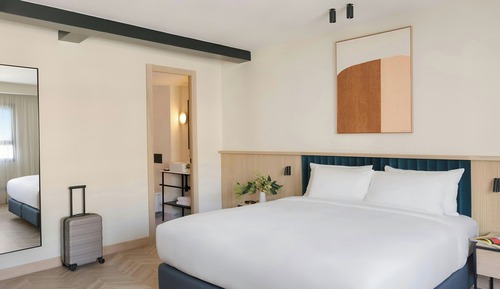 Estudio superior, 1 cama de matrimonio grande