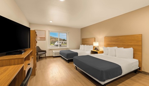 Suite estudio, 2 camas de matrimonio, accesible para personas con discapacidad